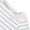 Hope & Henry Girls' Short Sleeve Lightweight Knit Skater Dress, Infant - 2 of 4