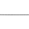Black Bow Jewelry 2.75mm, 14k White Gold, Handmade Solid Rope Chain Necklace - 4 of 4