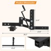 ATV/UTV Manual Implement Lift 1-Point Lift System Fits 2 Inch Receiver, 50 Inches Width - 2 of 4