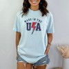 Simply Sage Market Women's USA Lightning Bolt Short Sleeve Garment Dyed Tee - 2 of 2