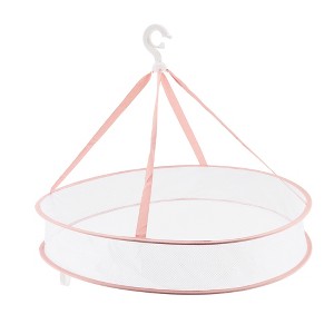 Unique Bargains Folding Durable Single Layer Clothes Drying Basket 1 Pc - 1 of 4