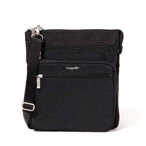 Baggallini Women s Out And About Crossbody Bag Black Target