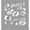 Sweet Dreams Stickers Sweet Foods Women's Crew Neck Short Sleeve Night Shirt - 2 of 2
