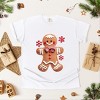 Gingerbread Patchwork Print - Womens Garment Dyed Tee - 2 of 4