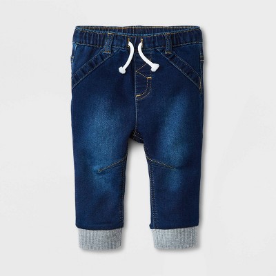 Baby Boys' Denim Pants - Cat & Jack™ Medium Wash 12M