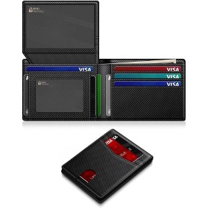 LEVEN SIXTEEN Men's Smart Pop-Up RFID Wallet, Holds 8-10 Cards, 2