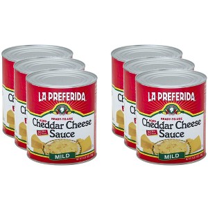 La Preferida Sauce Cheddar Cheese - 106 oz (Pack of 6) - 1 of 2