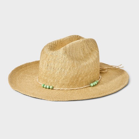 Two tone Straw Western Hat Universal Thread Target