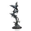SPI Home Oceanic Ballet Brass Sculpture Coastal Marine Art with Flowing Design Ocean Display 41 Inches Tall - 2 of 3