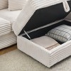 Sapphtopaz Couches for Living Room 3-Seater Sofa Couch Upholstered Sofa Bed with 4 Matching Toss Pillows Sleeper Sofa for Bedroom,Apartment - 3 of 4