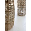 Handwoven Seagrass Barrel Planters – Set of Two – 41"Tall by Kalalou - 3 of 4