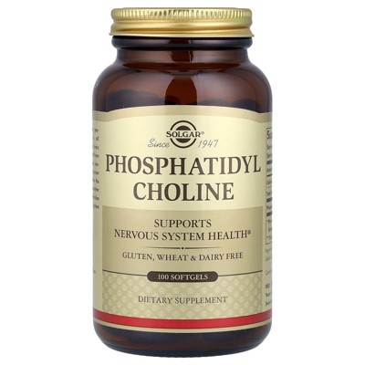 Solgar Phosphatidyl Choline, 100 Softgels (420 mg per Softgel)