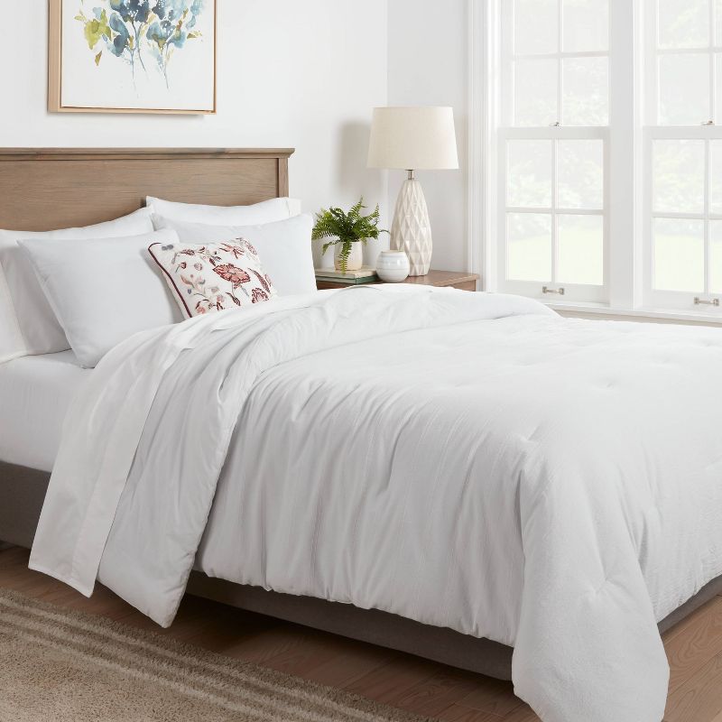 Simple Woven Stripe Comforter & Sham Set - Threshold™, 3 of 10