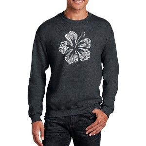 LA Pop Art Men's Word Art Crewneck Sweatshirt - Mahalo - 1 of 4