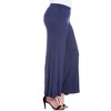 Plus Elastic Waist Flared Leg Palazzo Pants - 24seven Comfort Apparel™ - 2 of 4