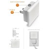 YANSUN 2-Pack 0.3W Plug-in Light-Controlled Night Light, Square Design, Amber Light, No Dimming, U.S. Two-Prong Plug - 3 of 4