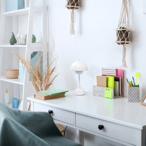 Simple Designs 11.8" Mushroom Magic Dimming (Includes LED Light Bulb) Touch Stick Lamp Portable and Rechargeable - 1 of 4