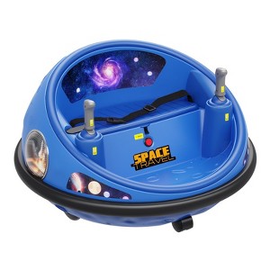 Jojoka 12V Kids Electric Bumper Car with Parent Remote Control, 360 Spinning & Music, 2 Speed Modes - 1 of 4