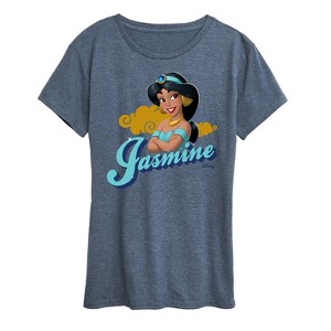 Women's - Disney Princess - Jasmine Headshot Short Sleeve Graphic T-Shirt - 1 of 4