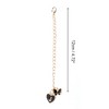 Unique Bargains Butterfly Heart Cup Chain Charm Water Cup Pendant 1 Pc - 2 of 4