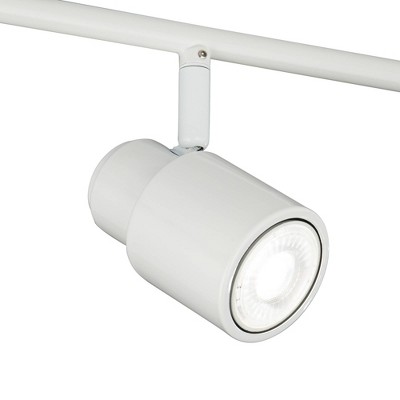 Melson White 4-Head LED Ceiling Track Light Fixture