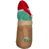 Gemmy Christmas Airblown Inflatable Stylized Grogu w/ Santa hat Star Wars , 5 ft Tall, Multi - 4 of 4