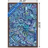 Trends International Big Blue Doodle Framed Wall Poster Prints - 3 of 4
