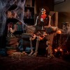 Yescom 5.4 Ft Life Size Cowboy Skeleton w/ 2 Pcs Dachshund Dog & 1 Pcs Cat Skeleton Party Decorations 2025 Brown - 2 of 4