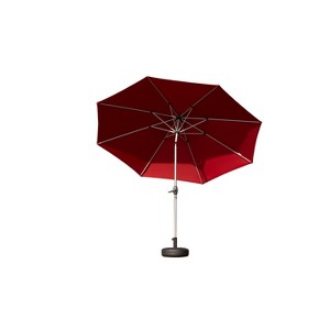 Sapphtopaz Patio Umbrella Outdoor Market Umbrella with Push Button Tilt and Crank Sturdy Ribs for Garden, Beach, Backyard, Pool - 1 of 4