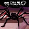 Joyfy 3pcs Halloween 63'' Hairy Huge Realistic Spiders, Indoor Outdoor and Yard Creepy Decor,Halloween Party Garden Haunted House Decorations - 4 of 4