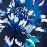 navy bold floral