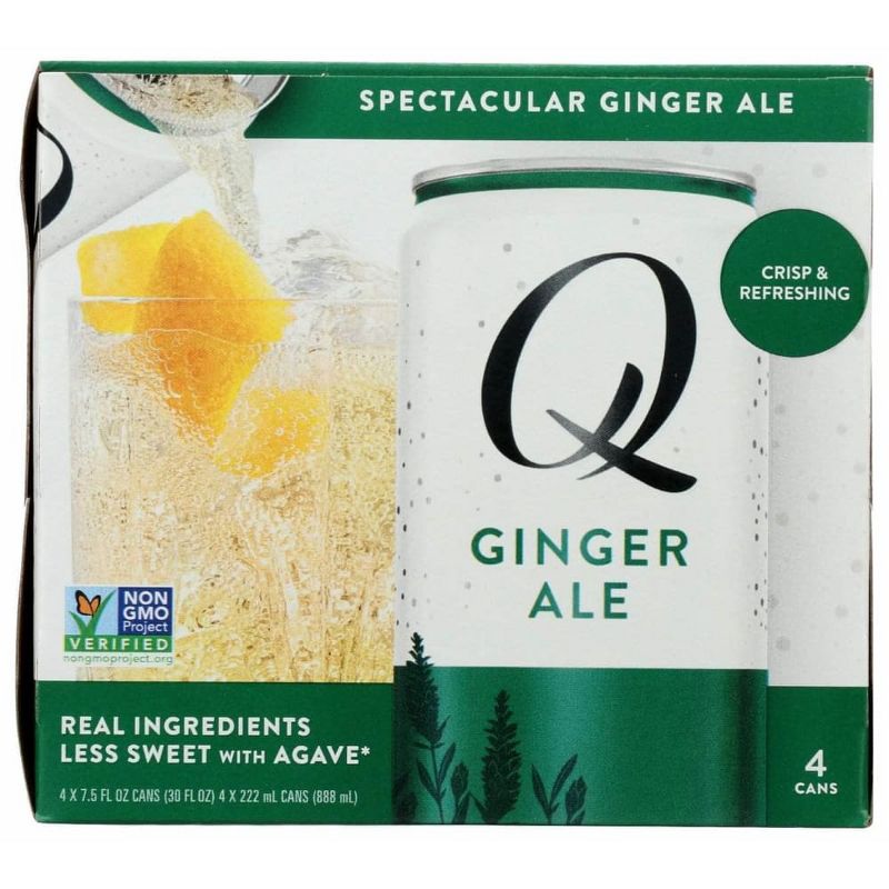 Q Mixers Ginger Ale - Case of 6/4 pack, 7.5 oz, 3 of 8