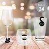 Big Dot of Happiness Masquerade - Mask Party Paper Beverage Markers for Glasses - Drink Tags - Set of 24 - 2 of 4