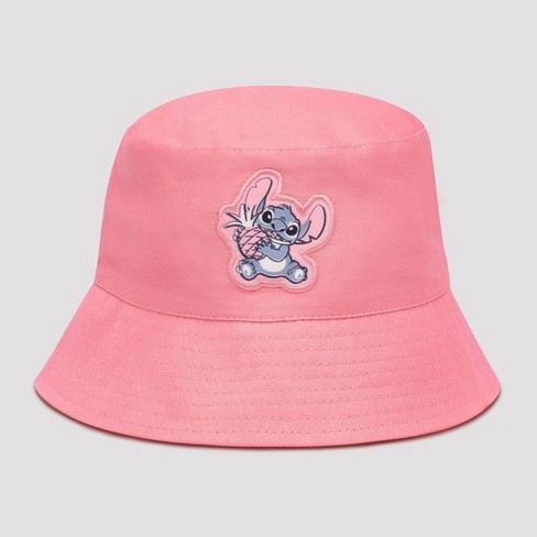 Girls' Lilo & Stitch Reversible Bucket Hat - Light Pink : Target