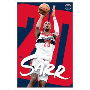 Trends International NBA Washington Wizards - Alexandre Sarr 25 Framed Wall Poster Prints - 1 of 4