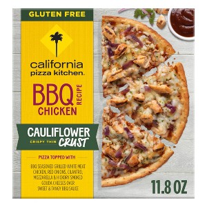 California Pizza Kitchen Cauliflower Crust BBQ Recipe Chicken Frozen Gluten Free Pizza - 11.8oz - 1 of 4