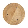 Saro Lifestyle Rustic Bark Rimmed Charger Plate (Set of 4), 13"x13", Beige - 2 of 4