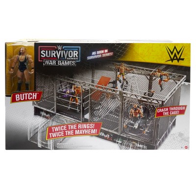 War Games w/ Pete Dunne Figure WWE Ring Playset Butch
