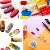 150 Pcs Clear Nail Swatch Sticks with Ring, Fan Shape Nail Art Tips, False Nail Sample Sticks - 4 of 4