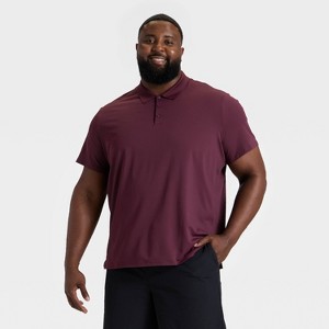 Men's Textured Polo Shirt - All In Motion™ - 1 of 3