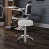 BestMassage Round Rolling Stool Swivel Salon Stool Adjustable Spa Stool with 5 Wheels - 2 of 4
