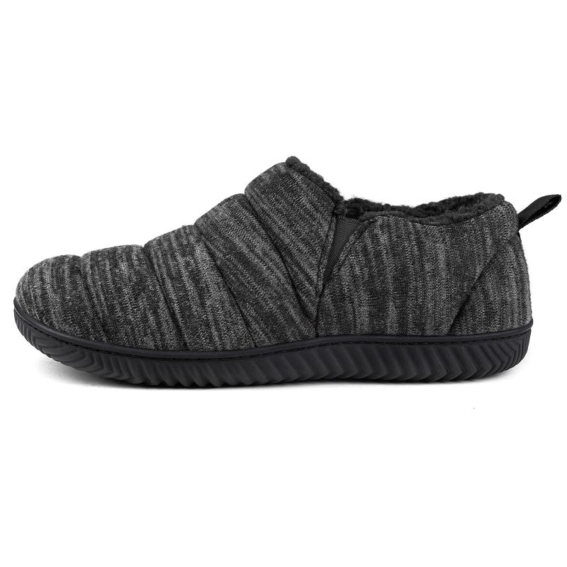 RockDove Men's Damien Quilted Faux Fur Lined Bootie Slipper, 3 of 7