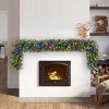9-FT Pre-Lit Garland with 150 Color-Changing LED Lights and Pinecones - 3 of 4