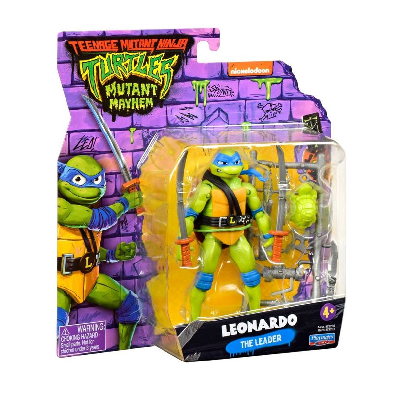 Teenage Mutant Ninja Turtles: Mutant Mayhem Leonardo Action Figure, 6 of 11