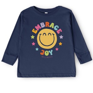 The Juniper Shop SmileyWorld Embrace Joy Toddler Long Sleeve Tee - 1 of 4