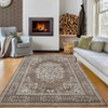 Coolmee Bohemian Vintage Runner Rug for Hallway,Machine Washable Carpet Runners Kitchen Floor Mat for Entryway Bedroom LaundryBlue - 4 of 4