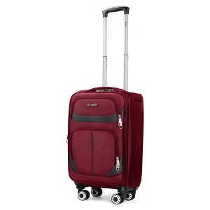 NEW YORK XPRESS Luggage WD-8815Large Softside 32'' Suitcase,Expandable Luggage,w/Spinner Wheels w/LOCK - 1 of 4