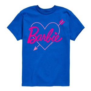 Boys' - Barbie - Barbie Arrow Heart Logo Short Sleeve Graphic T-Shirt - 1 of 4
