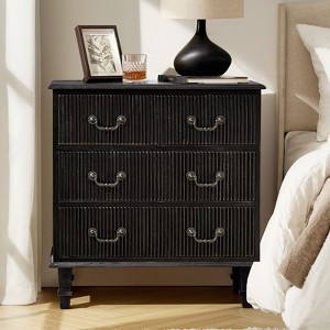 Phil 2 - Drawer Nightstand with Integrated Charging Station and Pull-Out Tray丨HULALA HOME - 1 of 4