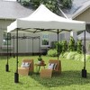 Outsunny 10' x 10' Canopy Cover with Weight Bags, UPF50+ Pop Up Canopy Replacement Top - 2 of 4